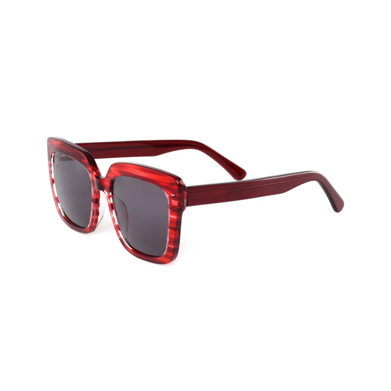Gladiolus - Square Frame Modern Sunglasses
