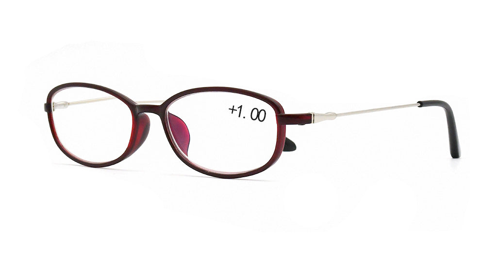 【Wholesale Price-NO MOQ】Blue Light Blocking Reading Glasses TR Ultralight Anti-blue Reader Women BNKR002T