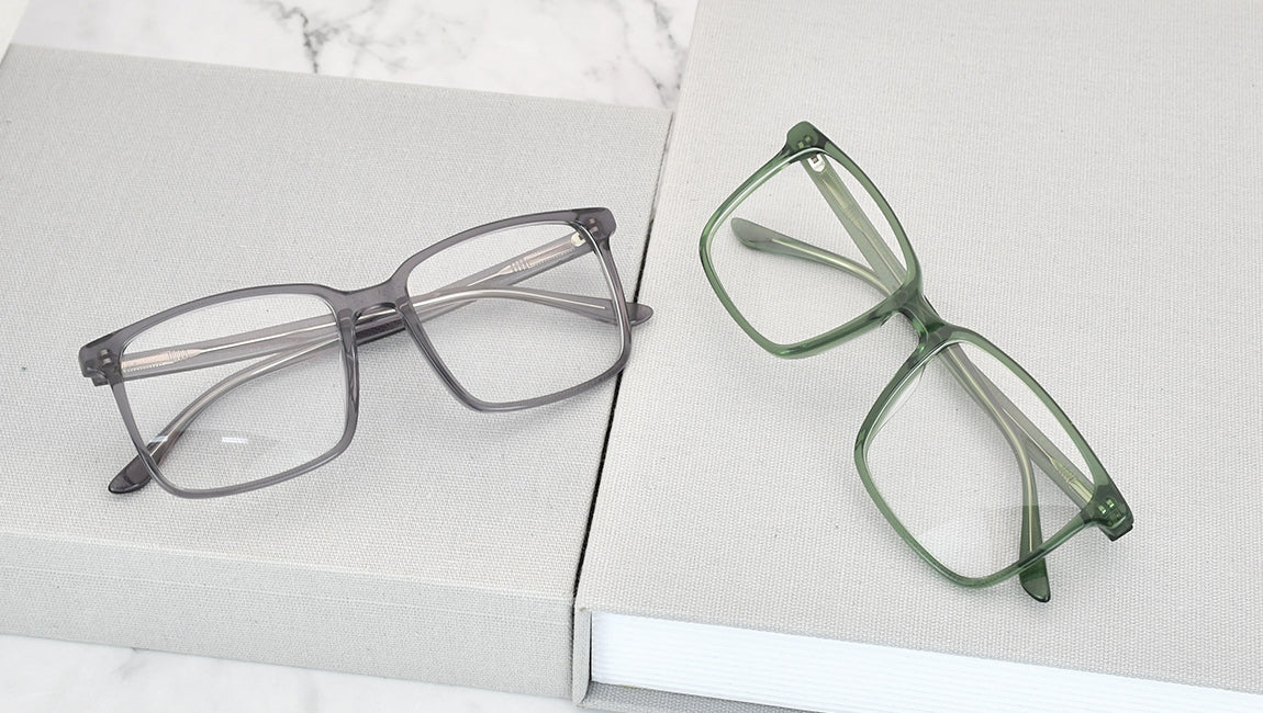 【Wholesale Price-NO MOQ】Classic Rectangular Blue Light Blocking Frame Hand-crafted Acetate Computer Glasses RXable Optical Frame Men bBVF10333