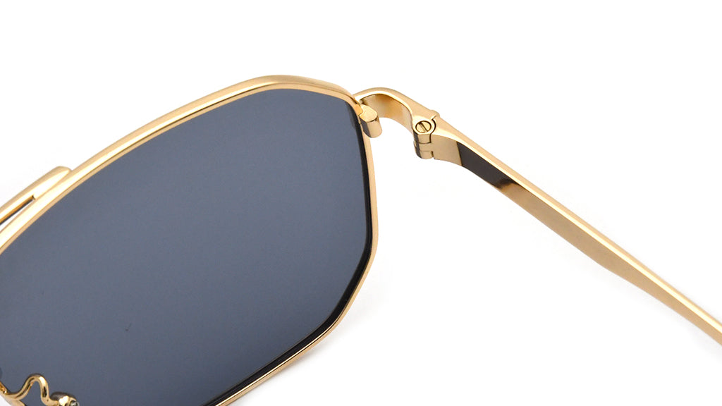 【Wholesale Price-NO MOQ】Double Bridge Metal Polarized Sunglasses Aviator Sun Glasses UV400 Protection Men MZNS001MT