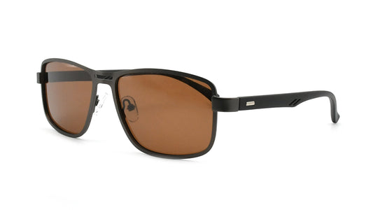 【Wholesale Price-NO MOQ】Lightweight Metal Polarized Sunglasses Rectangular Sun Glasses UV400 Protection Men WDS018MT