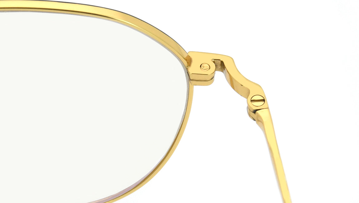 【Wholesale Price-NO MOQ】Vintage Blue Light Blocking Titanium Frames Round  Computer Glasses RXable Optical Frame Men bYUF001TI