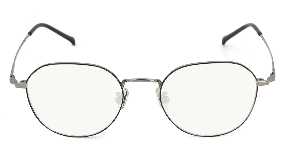 【Wholesale Price-NO MOQ】Vintage Blue Light Blocking Titanium Frames Round  Computer Glasses RXable Optical Frame Men bYUF001TI
