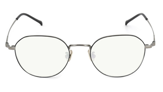 【Wholesale Price-NO MOQ】Vintage Blue Light Blocking Titanium Frames Round  Computer Glasses RXable Optical Frame Men bYUF001TI