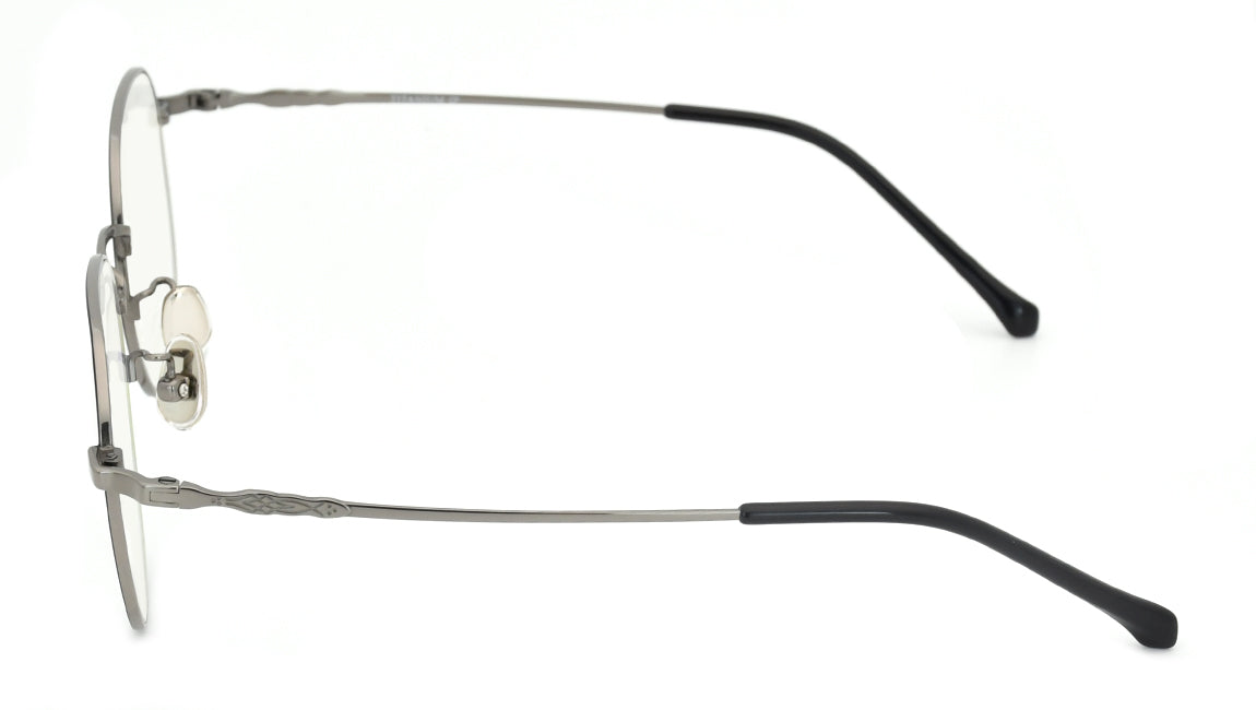 【Wholesale Price-NO MOQ】Vintage Blue Light Blocking Titanium Frames Round  Computer Glasses RXable Optical Frame Men bYUF001TI